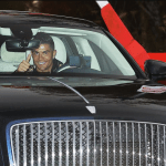 Cristiano Ronaldo leaves Manchester United training session in good spirits