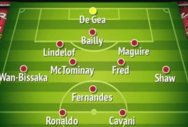 How Manchester United Will to line-up in Premier League fixture in opposition to Man City