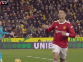 (Video) Cristiano Ronaldo opens scoring with powerful penalty vs Norwich