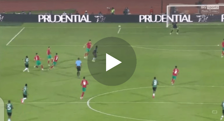 Video: Malawi shock Morocco to take the lead with 40-yard stunner at AFCON