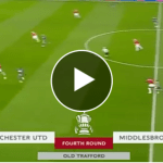 LIVE VIDEO Manchester United Vs Middlesbrough LIVE STREAM