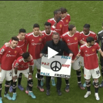 video of Rangnick: Man United wants peace in Ukraine, and he leads the call for it.
