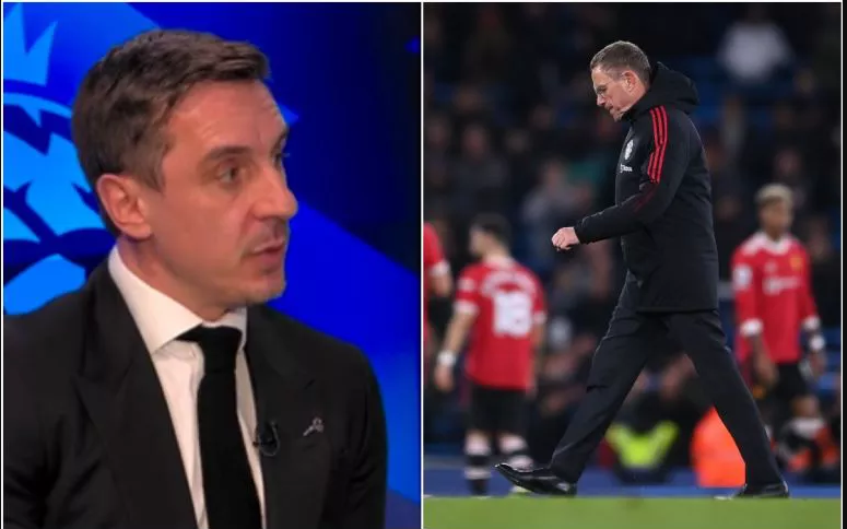 A fascinating prediction about the top-four clash between Manchester United and Arsenal has been made by Gary Neville.