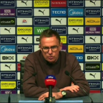 After Manchester City's defeat, Ralf Rangnick admits that Manchester United was wrong.