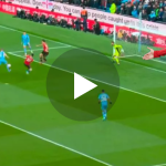 Manchester City's Kevin De Bruyne scores after more poor defending by Manchester United