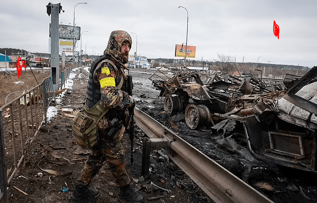 A Ukrainian sniper kills a Russian commander, Kiev claims. 9,000 of Putin’s men died in invasion